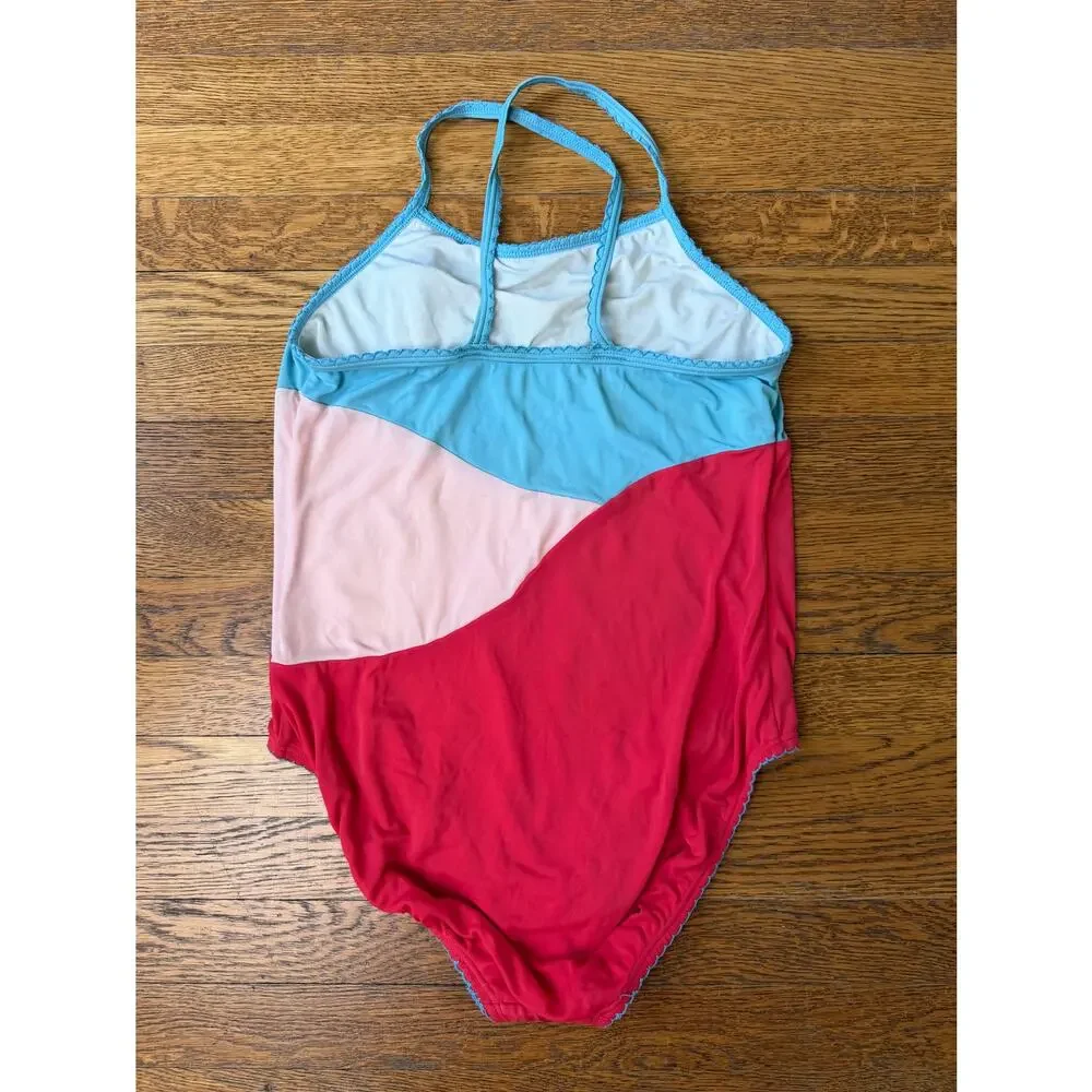 Hanna Andersson Girls' Hot Air Balloon Swimsuit Size 12